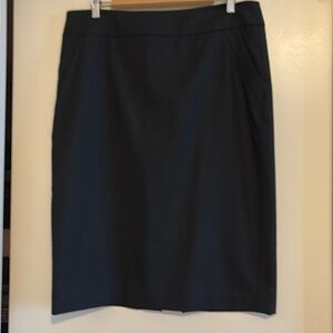Armani Collezioni Virgin Wool Skirt, size 14, Black